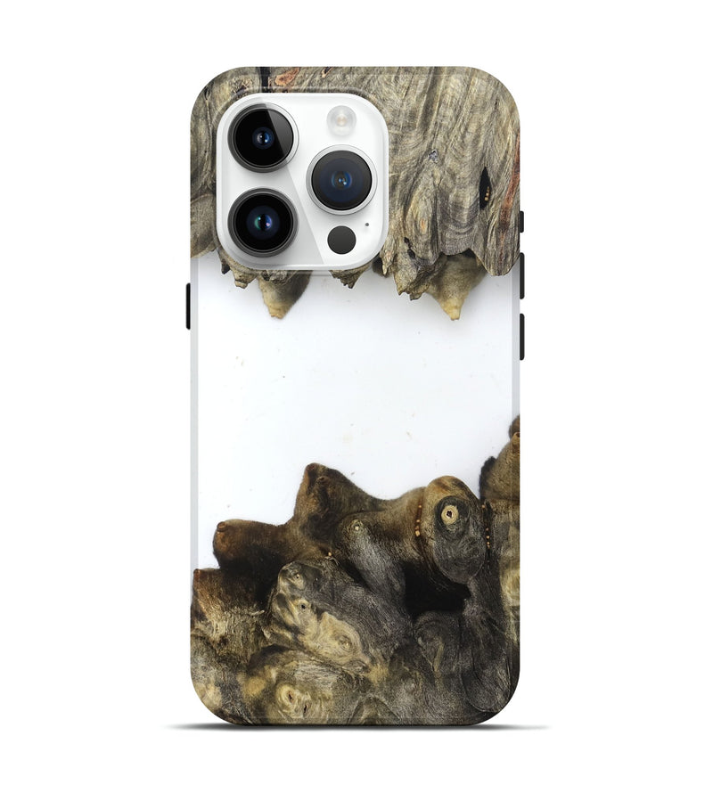 iPhone 15 Pro Wood Live Edge Phone Case - Lizbeth (Clear, 832191)