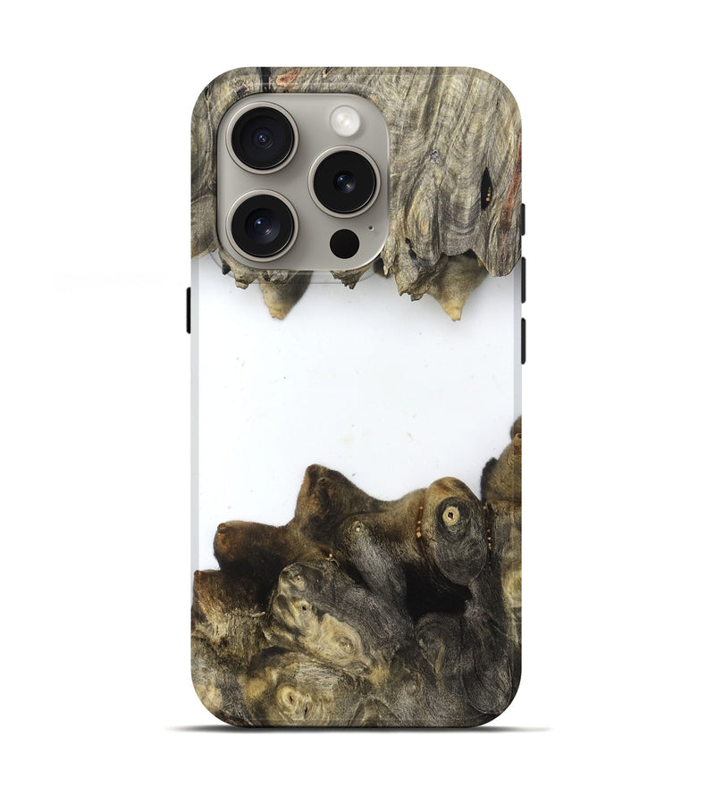 iPhone 16 Pro Wood Live Edge Phone Case - Lizbeth (Clear, 832191)