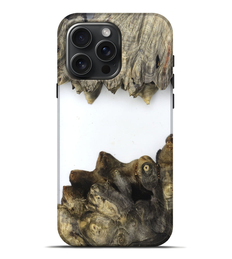 iPhone 16 Pro Max Wood Live Edge Phone Case - Lizbeth (Clear, 832191)
