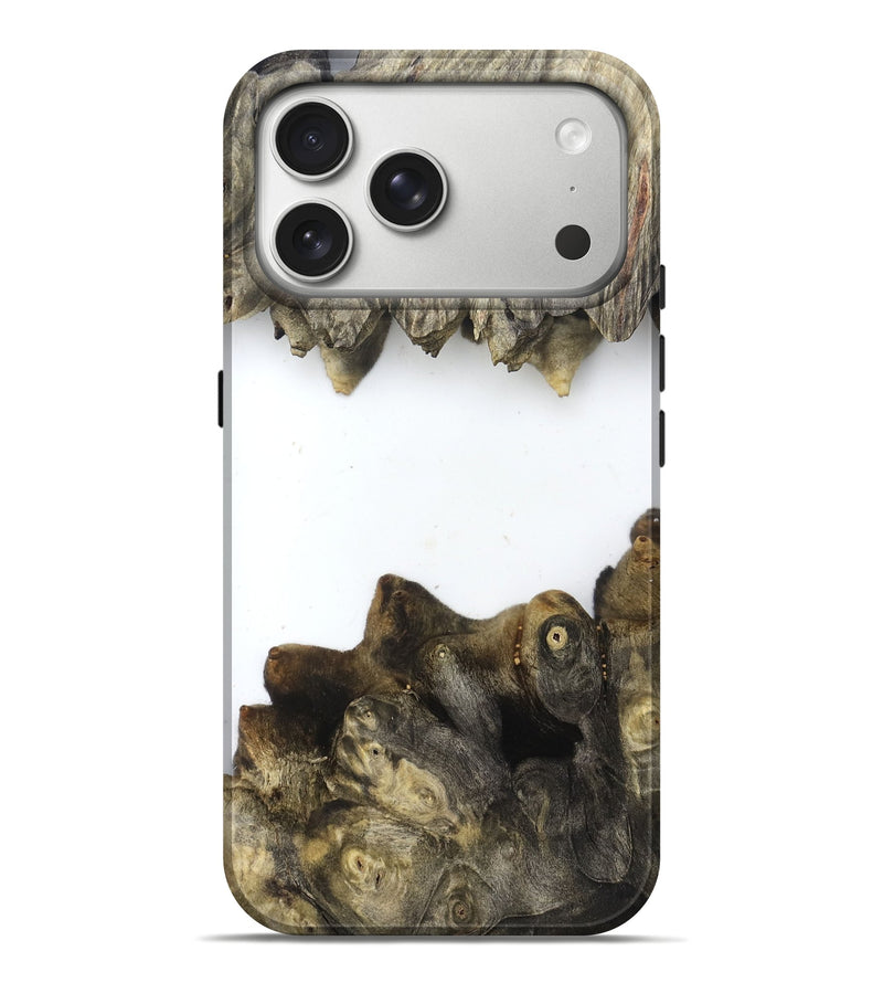 iPhone 17 Pro Max Wood Live Edge Phone Case - Lizbeth (Clear, 832191)