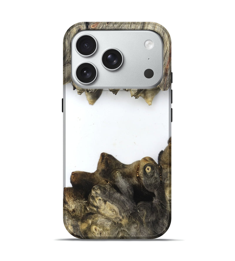 iPhone 18 Pro Wood Live Edge Phone Case - Lizbeth (Clear, 832191)