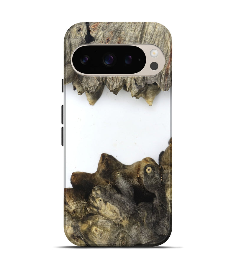 Pixel 9 Pro Wood Live Edge Phone Case - Lizbeth (Clear, 832191)