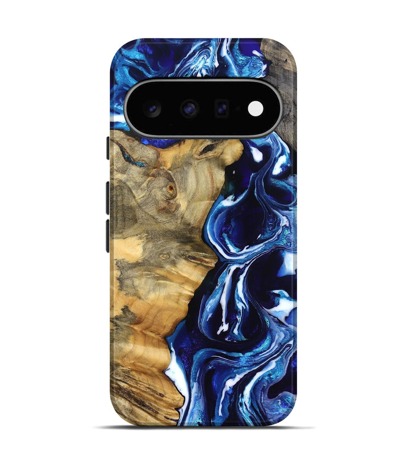 Pixel 11 Wood Live Edge Phone Case - Kyle (Blue, 832196)