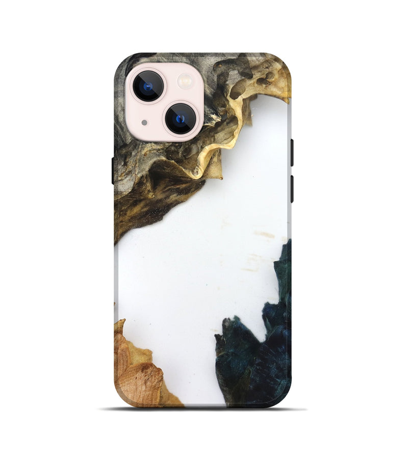 iPhone 13 mini Wood Live Edge Phone Case - Galilea (Clear, 832201)