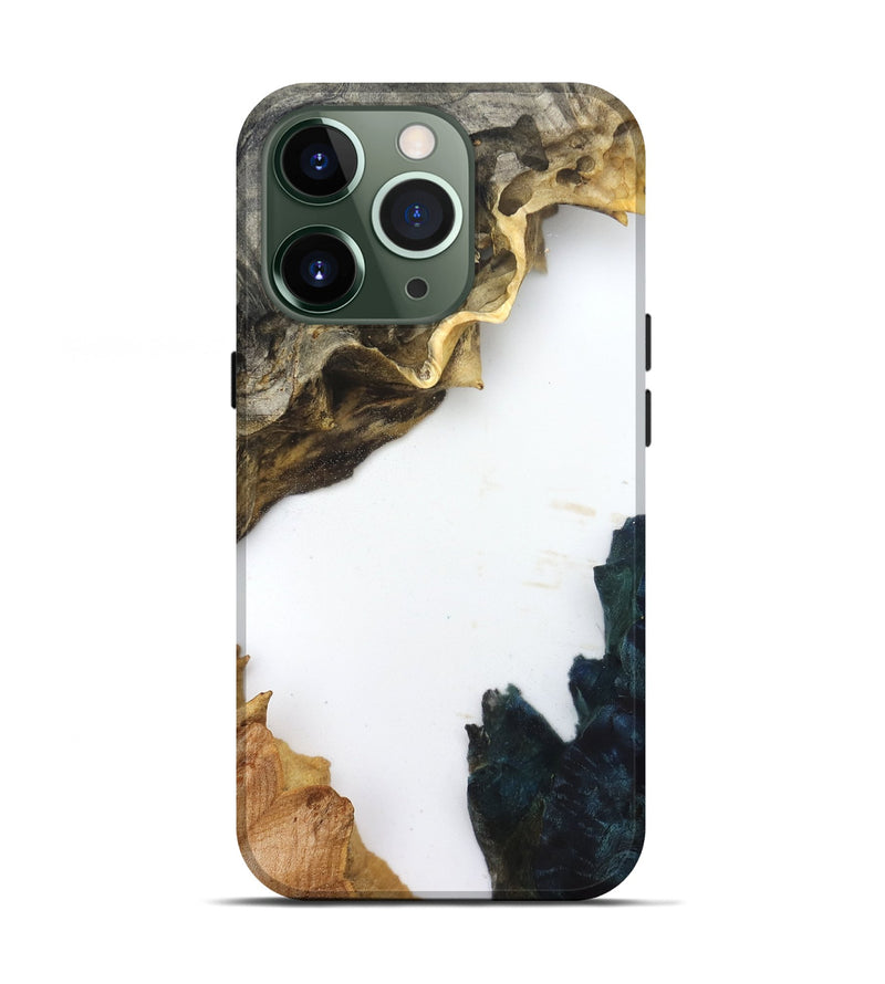 iPhone 13 Pro Wood Live Edge Phone Case - Galilea (Clear, 832201)