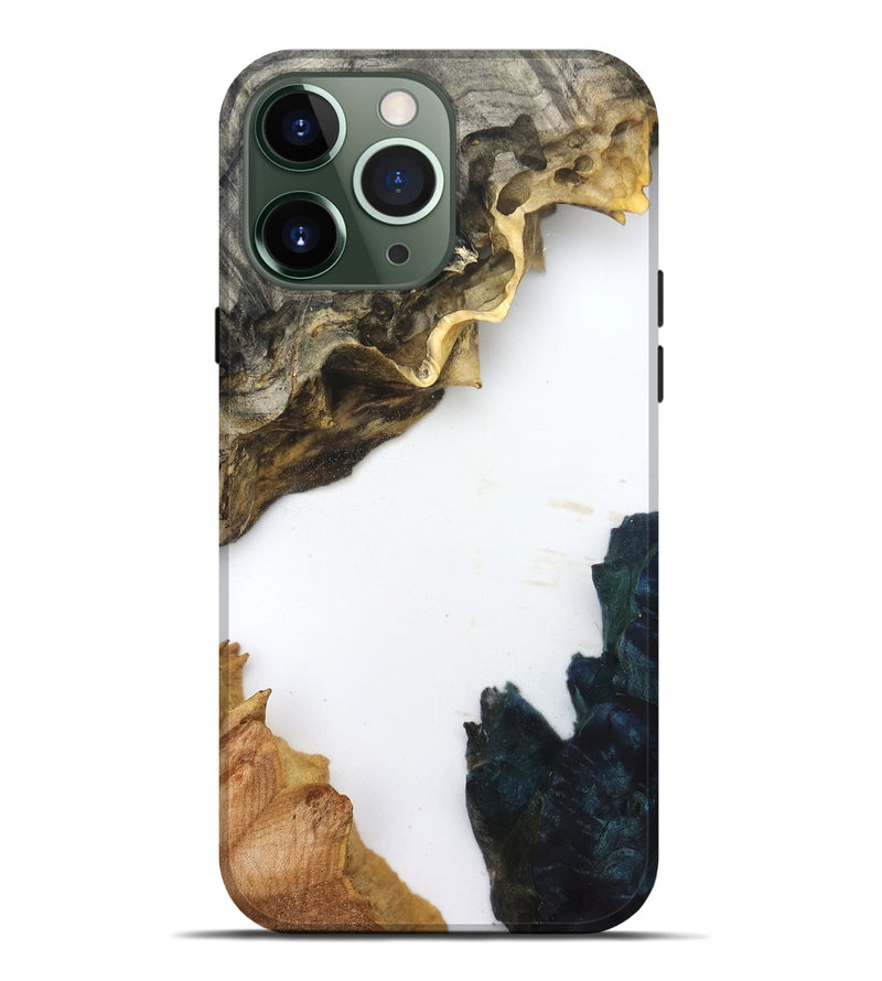 iPhone 13 Pro Max Wood Live Edge Phone Case - Galilea (Clear, 832201)