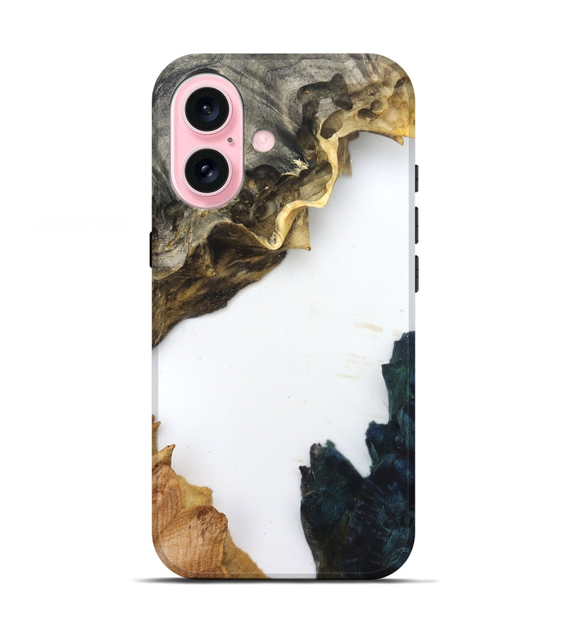 iPhone 17 Wood Live Edge Phone Case - Galilea (Clear, 832201)
