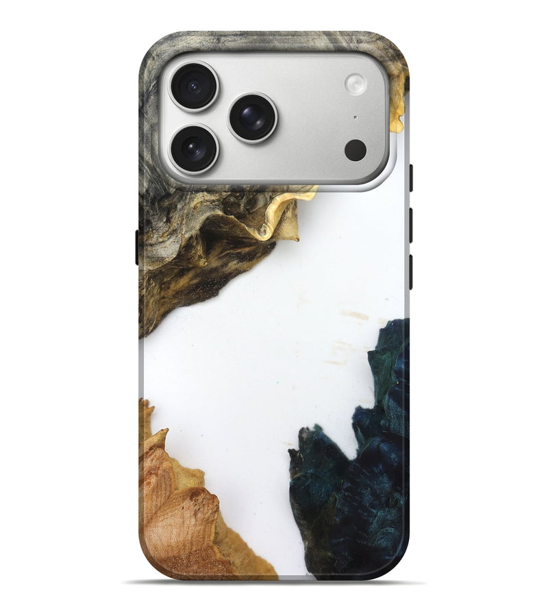iPhone 17 Pro Max Wood Live Edge Phone Case - Galilea (Clear, 832201)