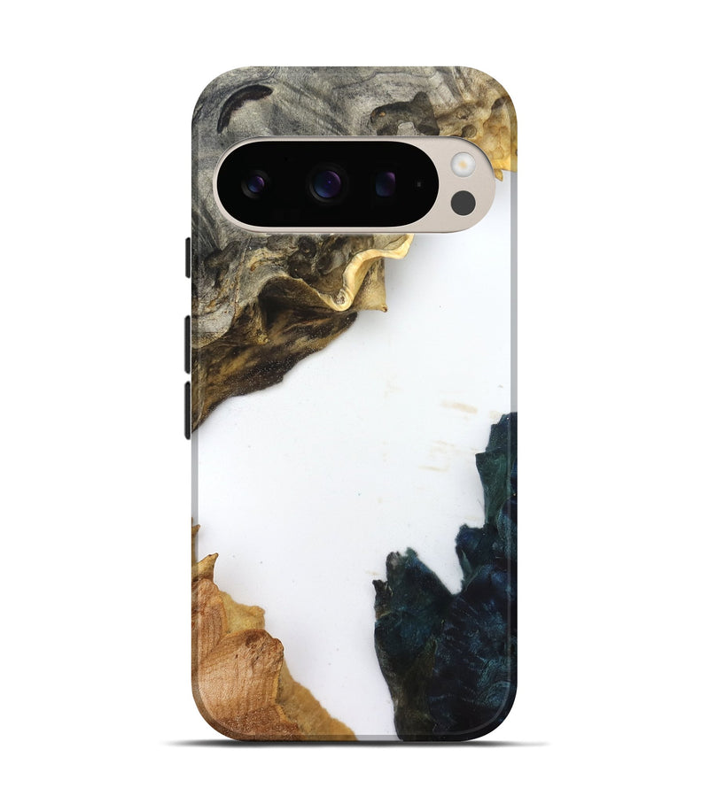 Pixel 10 Pro Wood Live Edge Phone Case - Galilea (Clear, 832201)