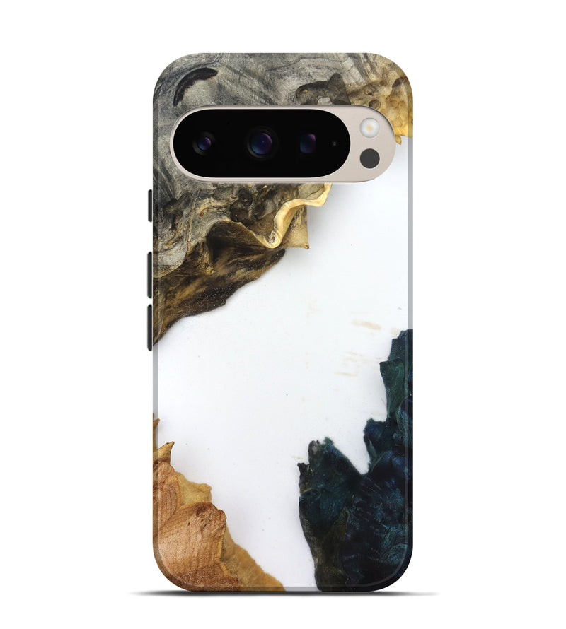 Pixel 9 Pro Wood Live Edge Phone Case - Galilea (Clear, 832201)