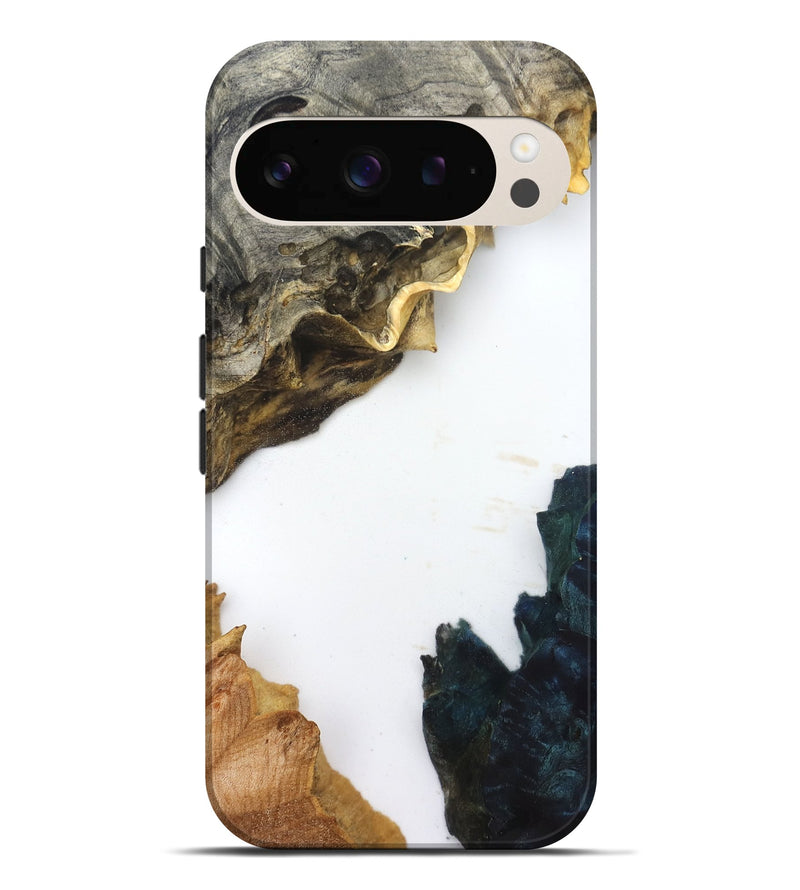 Pixel 9 Pro XL Wood Live Edge Phone Case - Galilea (Clear, 832201)
