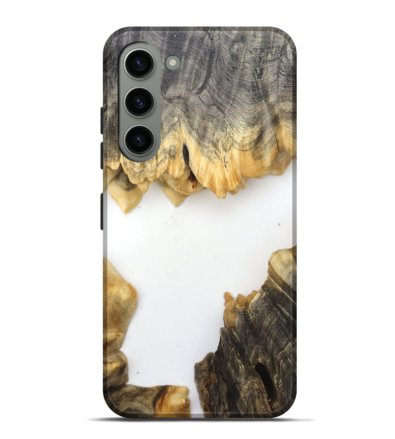 Galaxy S23 Plus Wood Live Edge Phone Case - Orval (Clear, 832202)