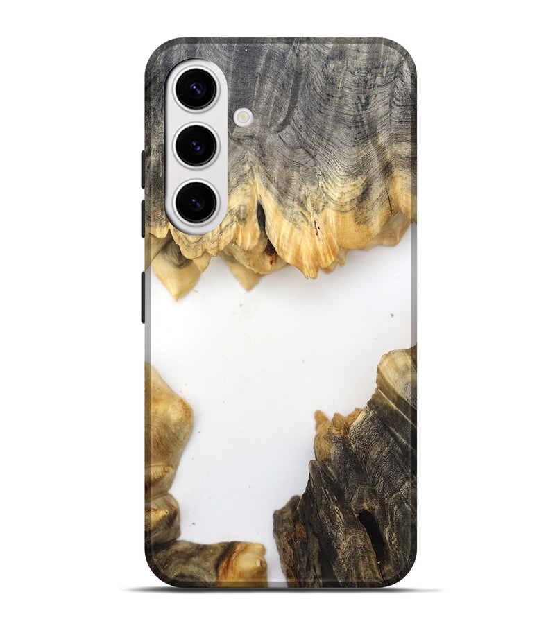 Galaxy S25 Plus Wood Live Edge Phone Case - Orval (Clear, 832202)