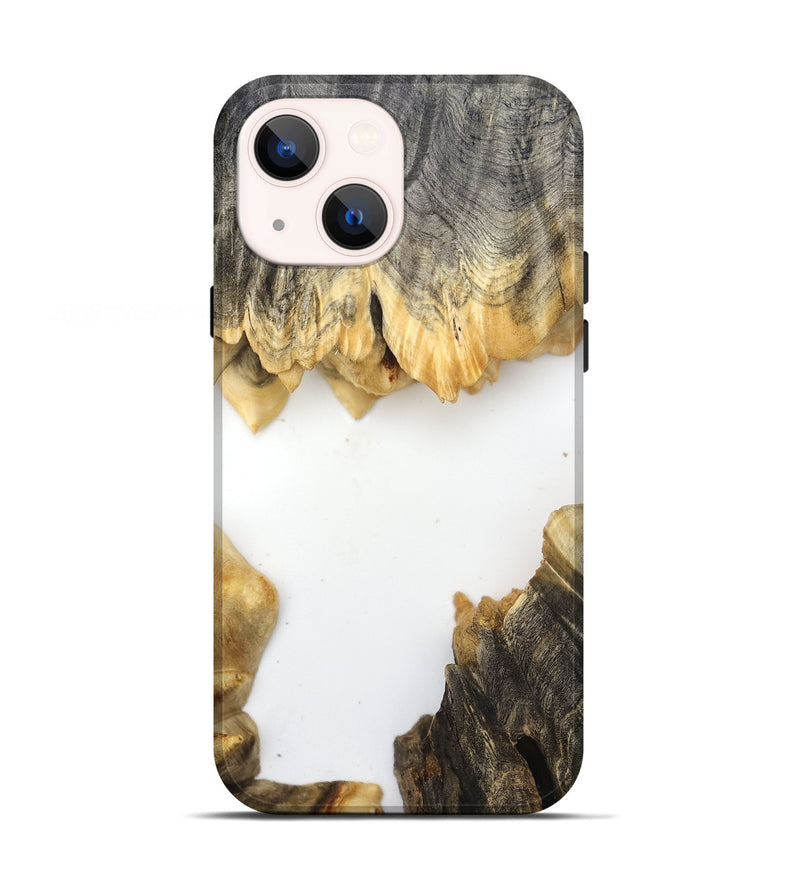 iPhone 13 Wood Live Edge Phone Case - Orval (Clear, 832202)