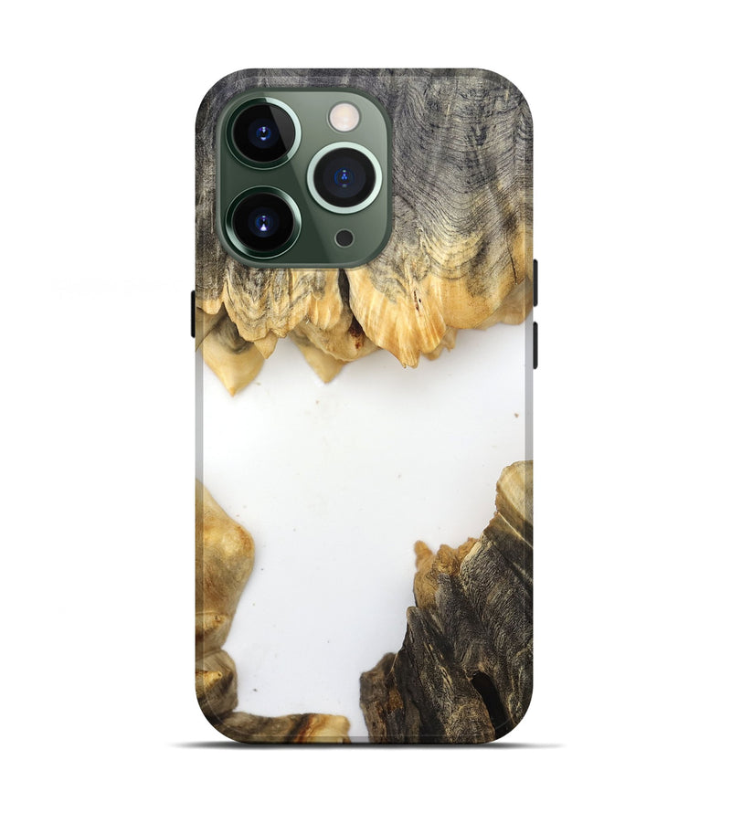 iPhone 13 Pro Wood Live Edge Phone Case - Orval (Clear, 832202)