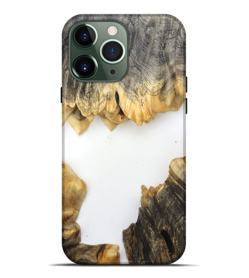iPhone 13 Pro Max Wood Live Edge Phone Case - Orval (Clear, 832202)