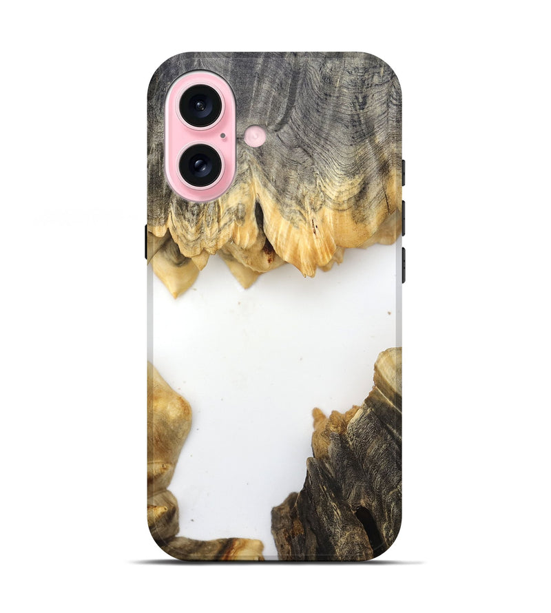 iPhone 17 Wood Live Edge Phone Case - Orval (Clear, 832202)