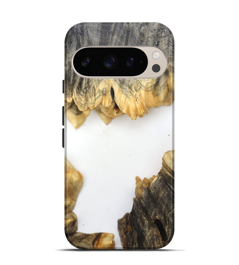 Pixel 10 Pro Wood Live Edge Phone Case - Orval (Clear, 832202)
