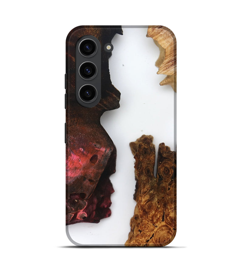 Galaxy S23 Wood Live Edge Phone Case - Breanne (Clear, 832203)