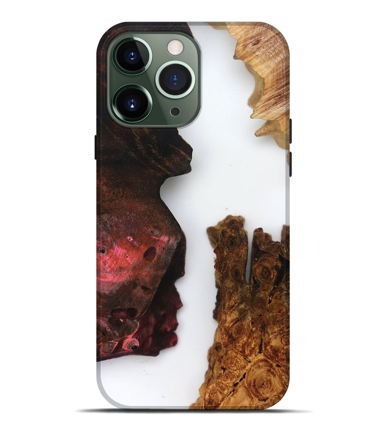 iPhone 13 Pro Max Wood Live Edge Phone Case - Breanne (Clear, 832203)