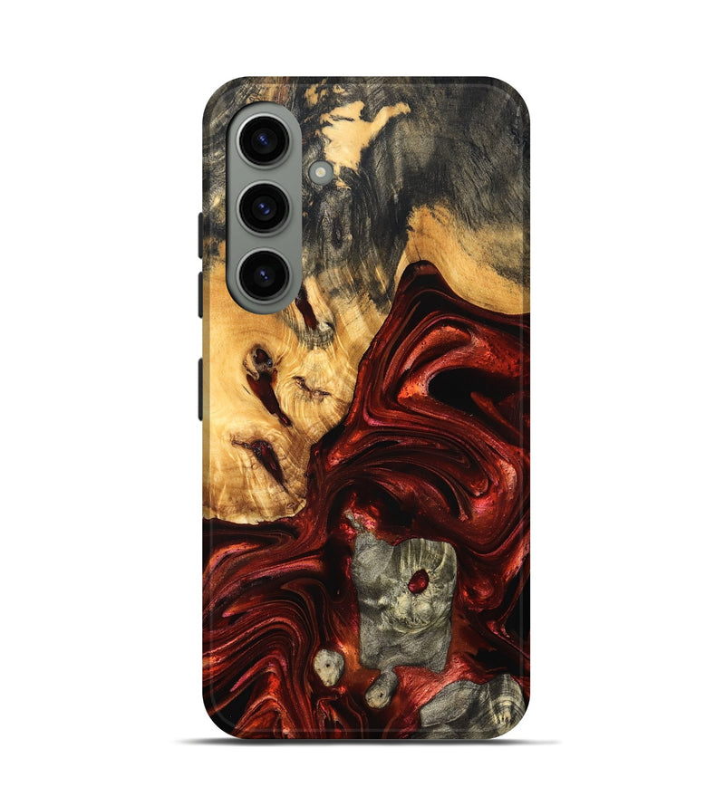 Galaxy S24 Wood Live Edge Phone Case - Dennis (Red, 832210)
