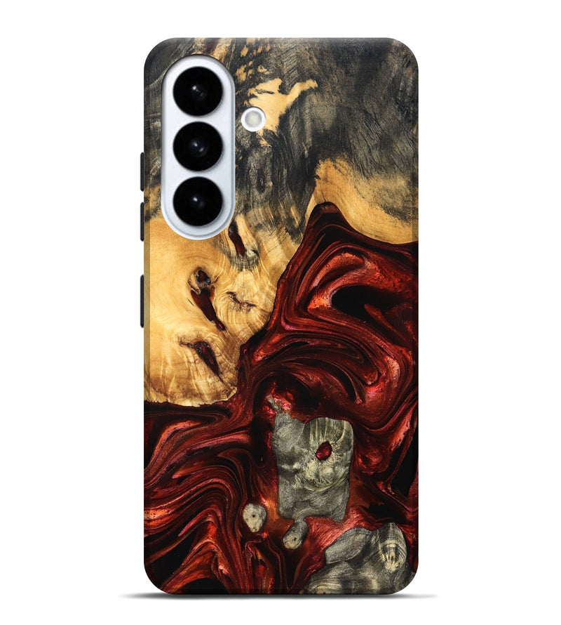 Galaxy S26 Plus Wood Live Edge Phone Case - Dennis (Red, 832210)