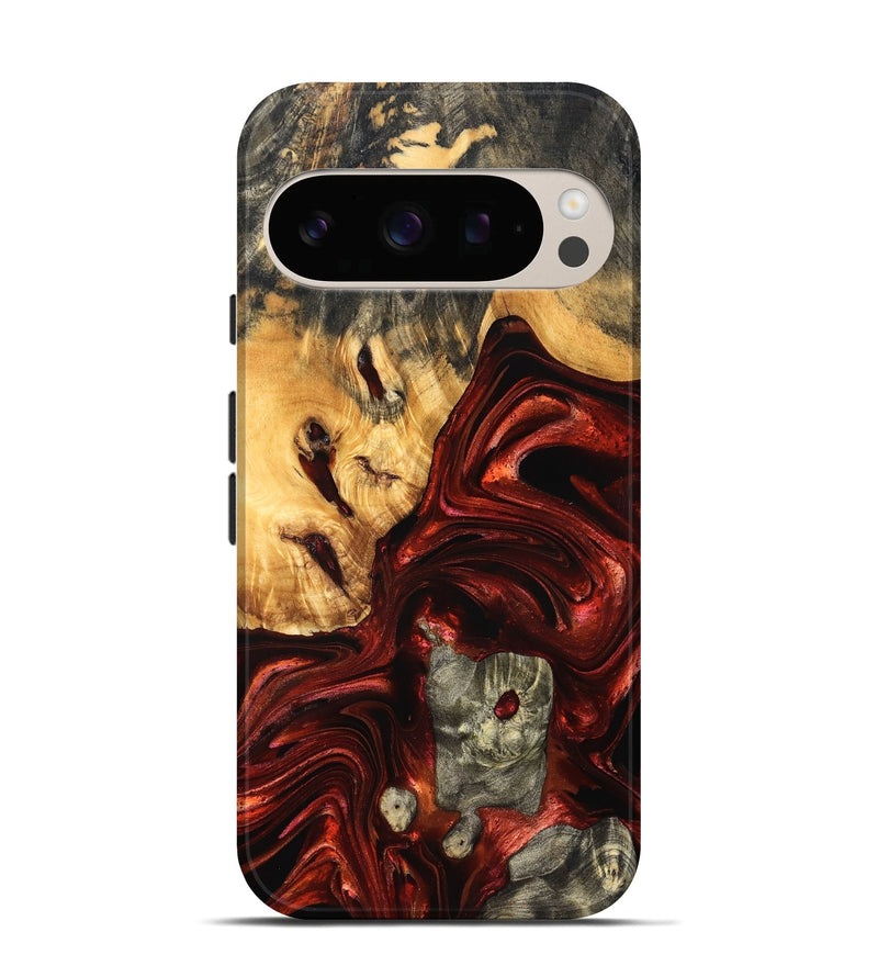 Pixel 10 Wood Live Edge Phone Case - Dennis (Red, 832210)