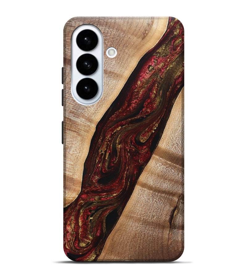 Galaxy S26 Plus Wood Live Edge Phone Case - Alta (Red, 832221)