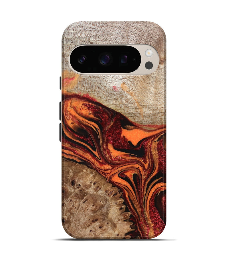 Pixel 10 Wood Live Edge Phone Case - Austin (Red, 832222)