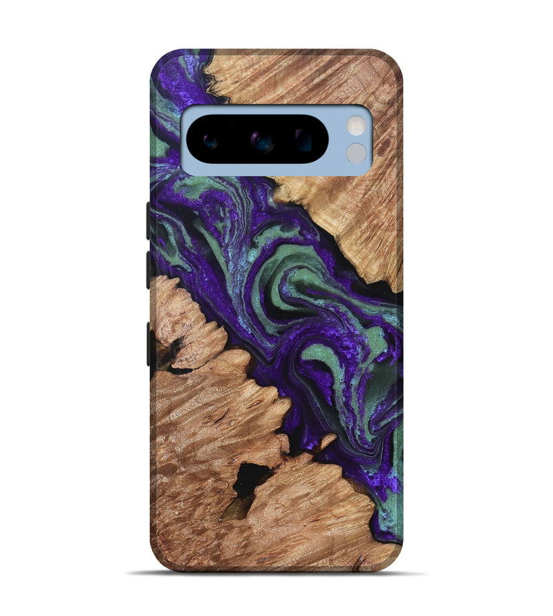 Pixel 8 Pro Wood Live Edge Phone Case - Judson (Purple, 832224)