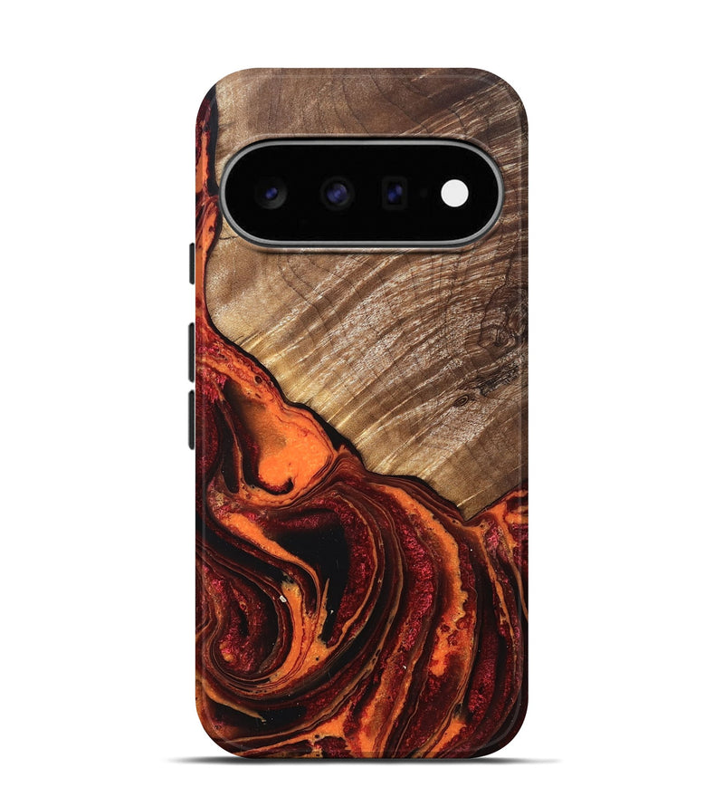 Pixel 11 Pro Wood Live Edge Phone Case - Graham (Red, 832225)
