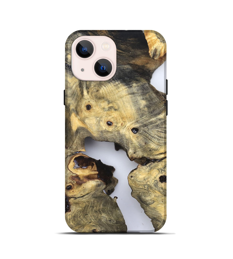iPhone 13 mini Wood Live Edge Phone Case - Sanford (Clear, 832238)