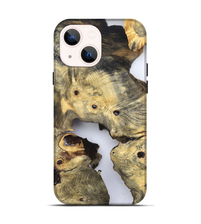 iPhone 14 Wood Live Edge Phone Case - Sanford (Clear, 832238)