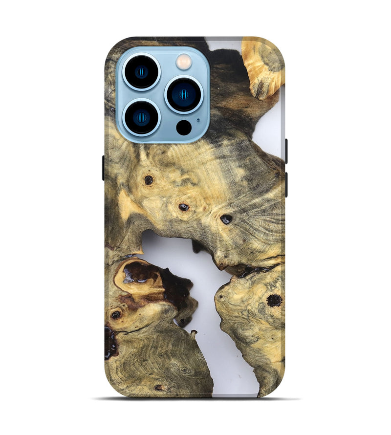 iPhone 14 Pro Wood Live Edge Phone Case - Sanford (Clear, 832238)