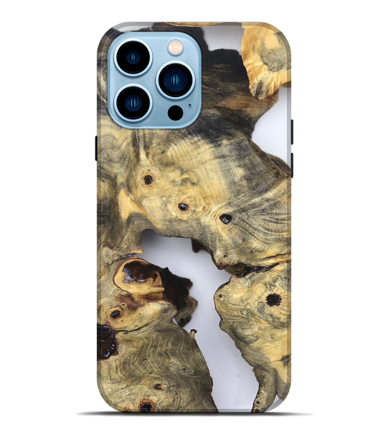 iPhone 14 Pro Max Wood Live Edge Phone Case - Sanford (Clear, 832238)