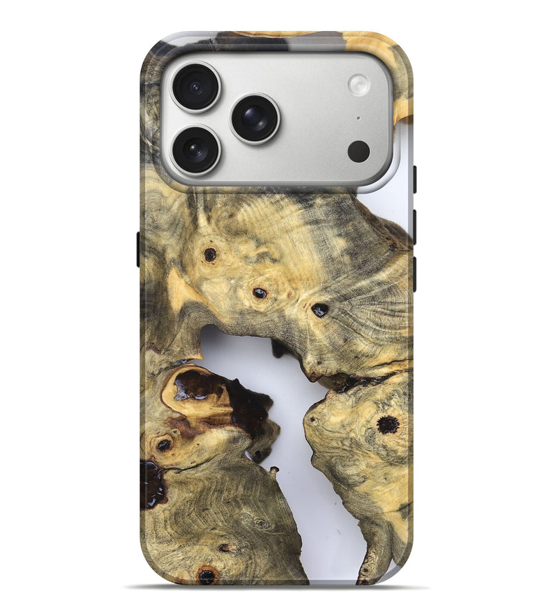 iPhone 17 Pro Max Wood Live Edge Phone Case - Sanford (Clear, 832238)