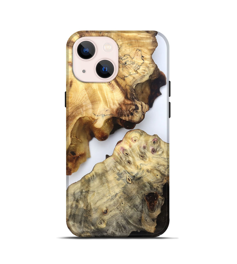 iPhone 13 mini Wood Live Edge Phone Case - Kevin (Clear, 832239)