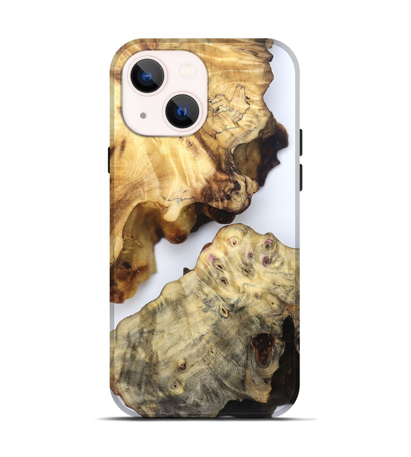 iPhone 14 Wood Live Edge Phone Case - Kevin (Clear, 832239)