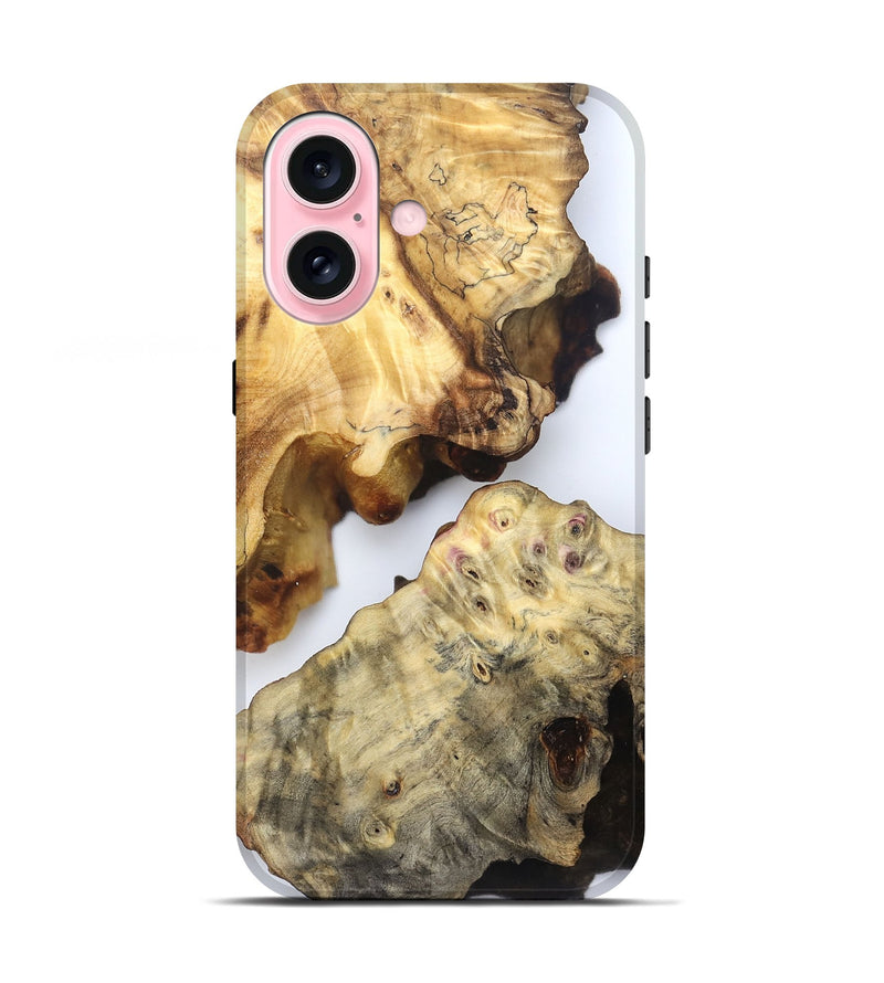 iPhone 17 Wood Live Edge Phone Case - Kevin (Clear, 832239)