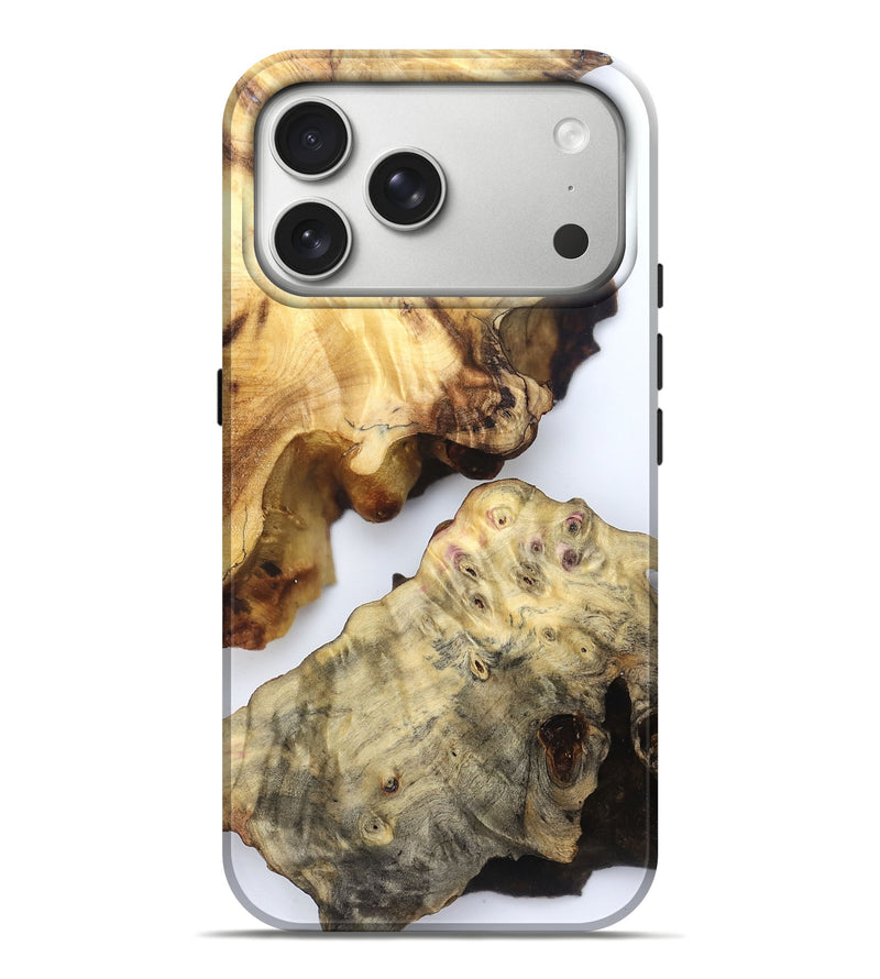 iPhone 17 Pro Max Wood Live Edge Phone Case - Kevin (Clear, 832239)