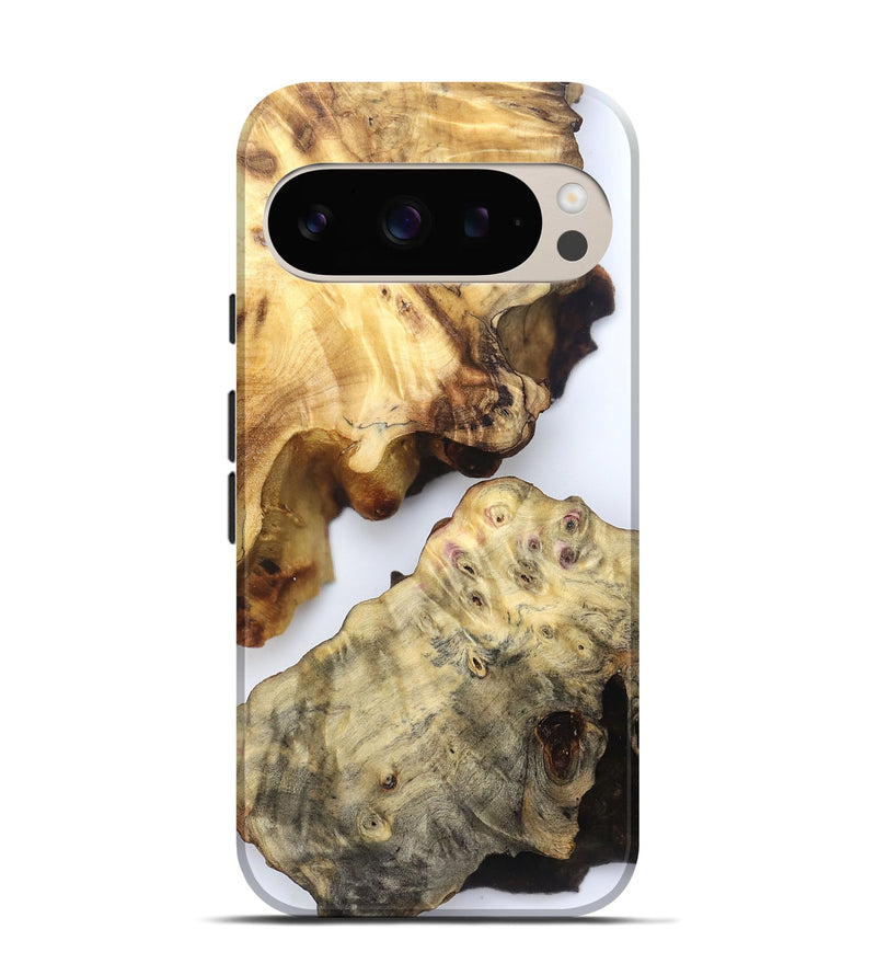 Pixel 9 Pro Wood Live Edge Phone Case - Kevin (Clear, 832239)