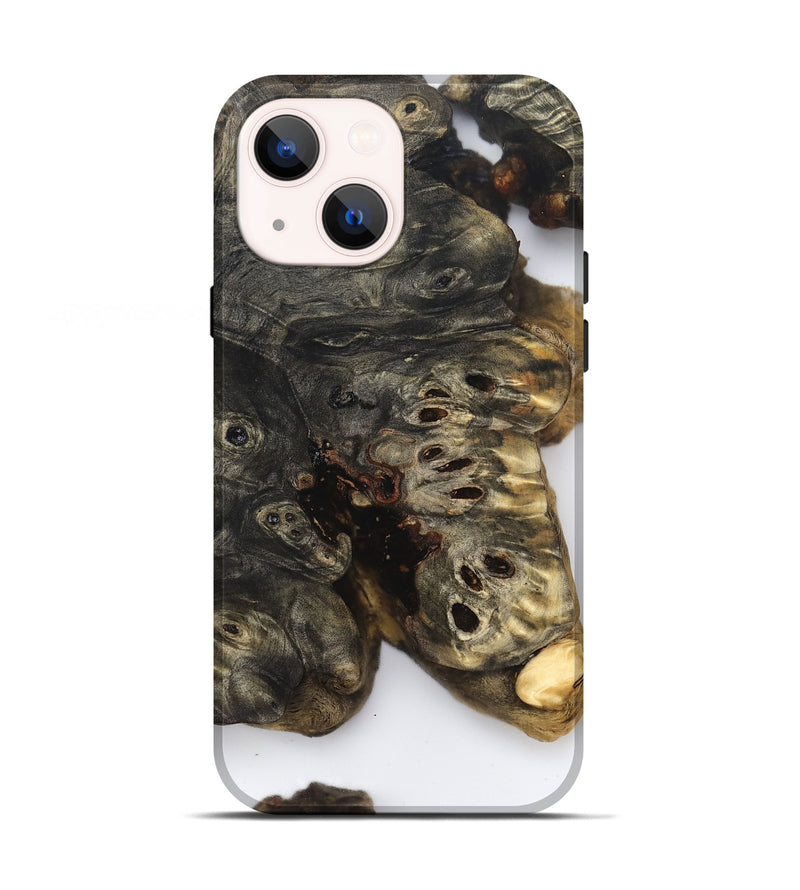 iPhone 13 Wood Live Edge Phone Case - Art (Clear, 832240)