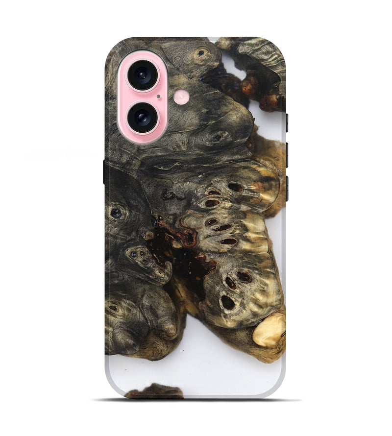 iPhone 17 Wood Live Edge Phone Case - Art (Clear, 832240)