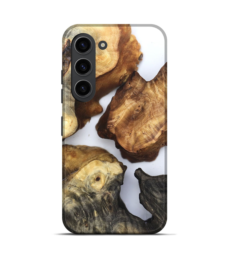 Galaxy S23 Wood Live Edge Phone Case - Chozen (Clear, 832241)