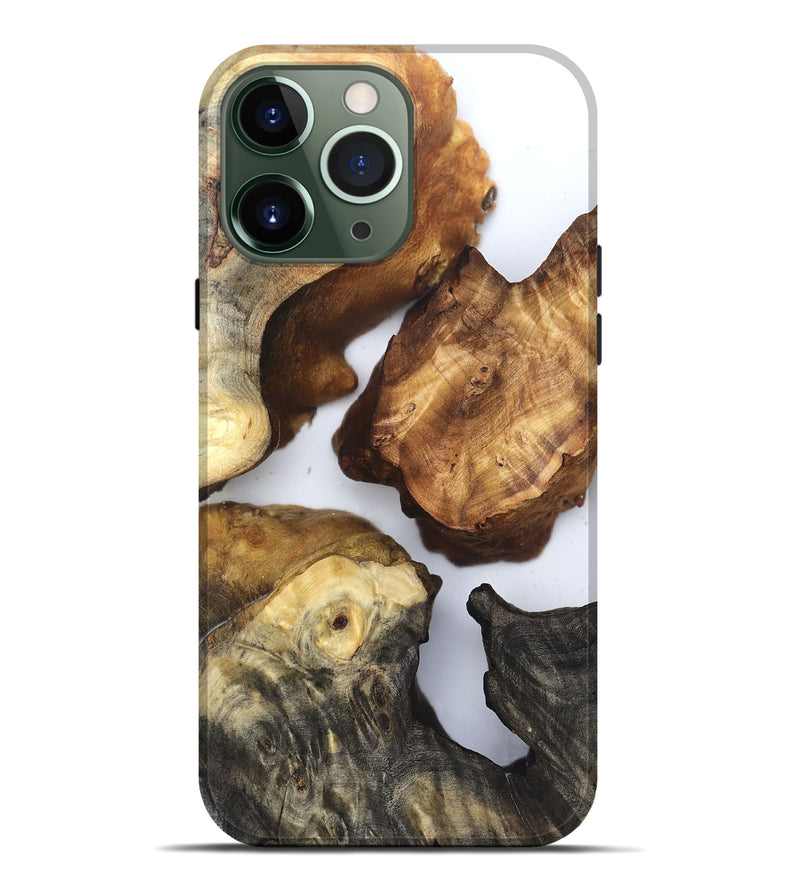 iPhone 13 Pro Max Wood Live Edge Phone Case - Chozen (Clear, 832241)