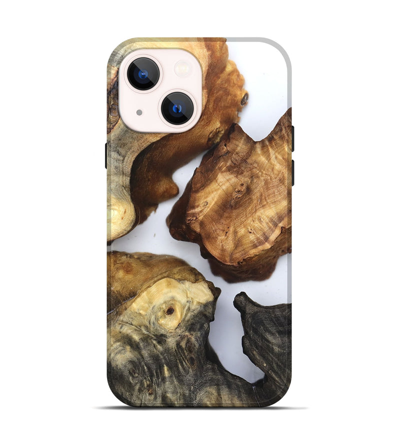 iPhone 14 Wood Live Edge Phone Case - Chozen (Clear, 832241)