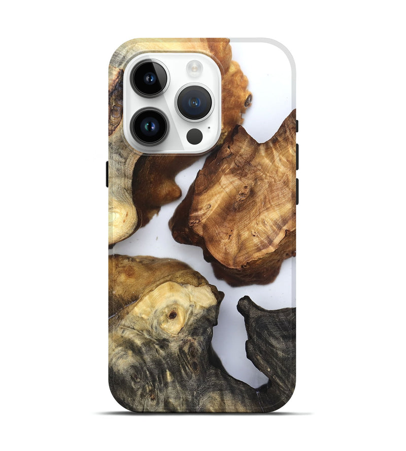 iPhone 15 Pro Wood Live Edge Phone Case - Chozen (Clear, 832241)