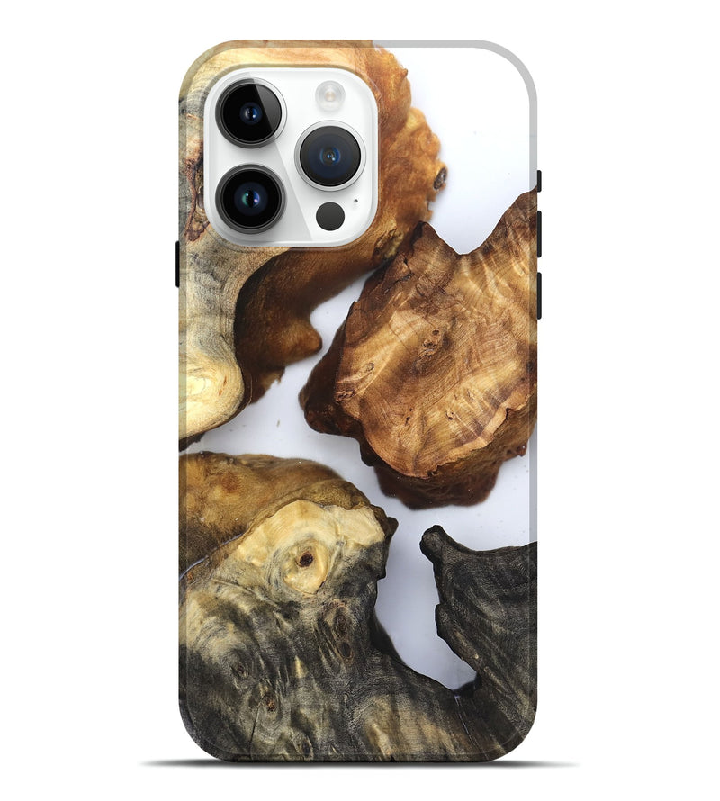 iPhone 15 Pro Max Wood Live Edge Phone Case - Chozen (Clear, 832241)