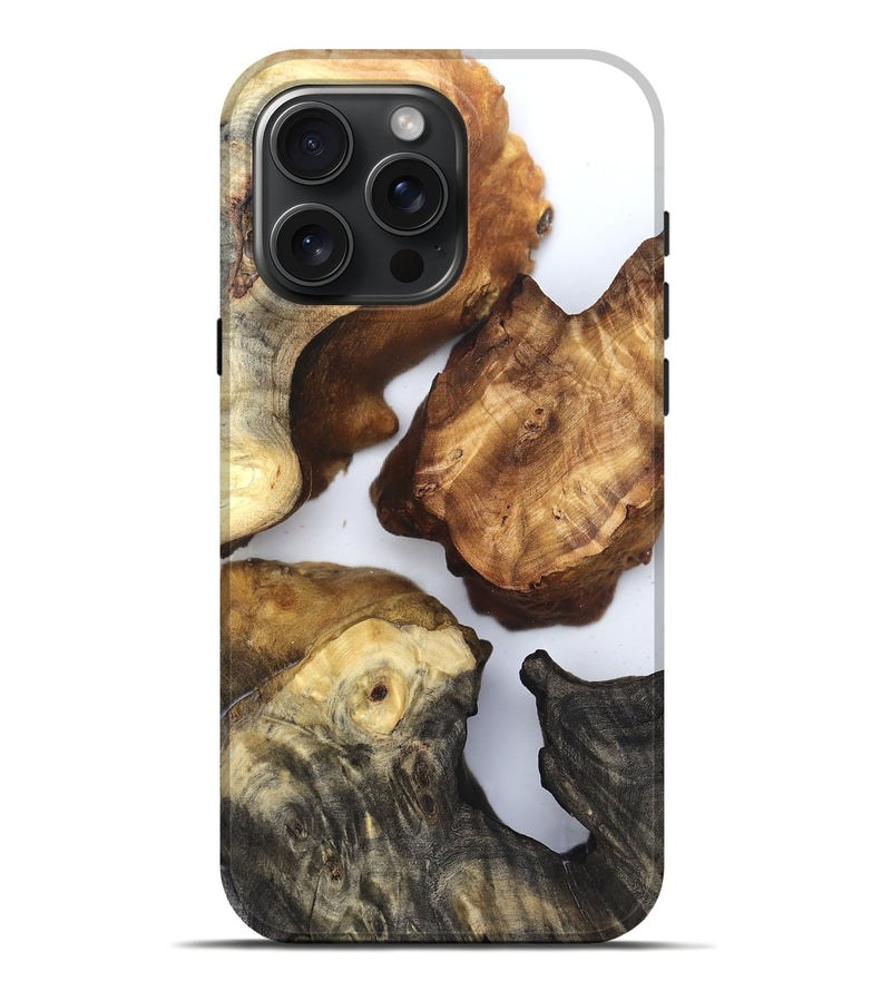 iPhone 16 Pro Max Wood Live Edge Phone Case - Chozen (Clear, 832241)