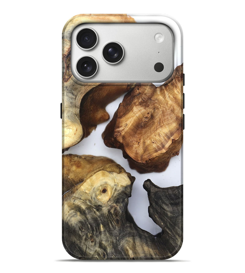 iPhone 17 Pro Max Wood Live Edge Phone Case - Chozen (Clear, 832241)